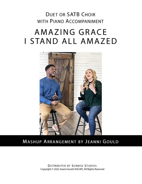 Amazing Grace/ I Stand All Amazed MASHUP For Duet Or Choir